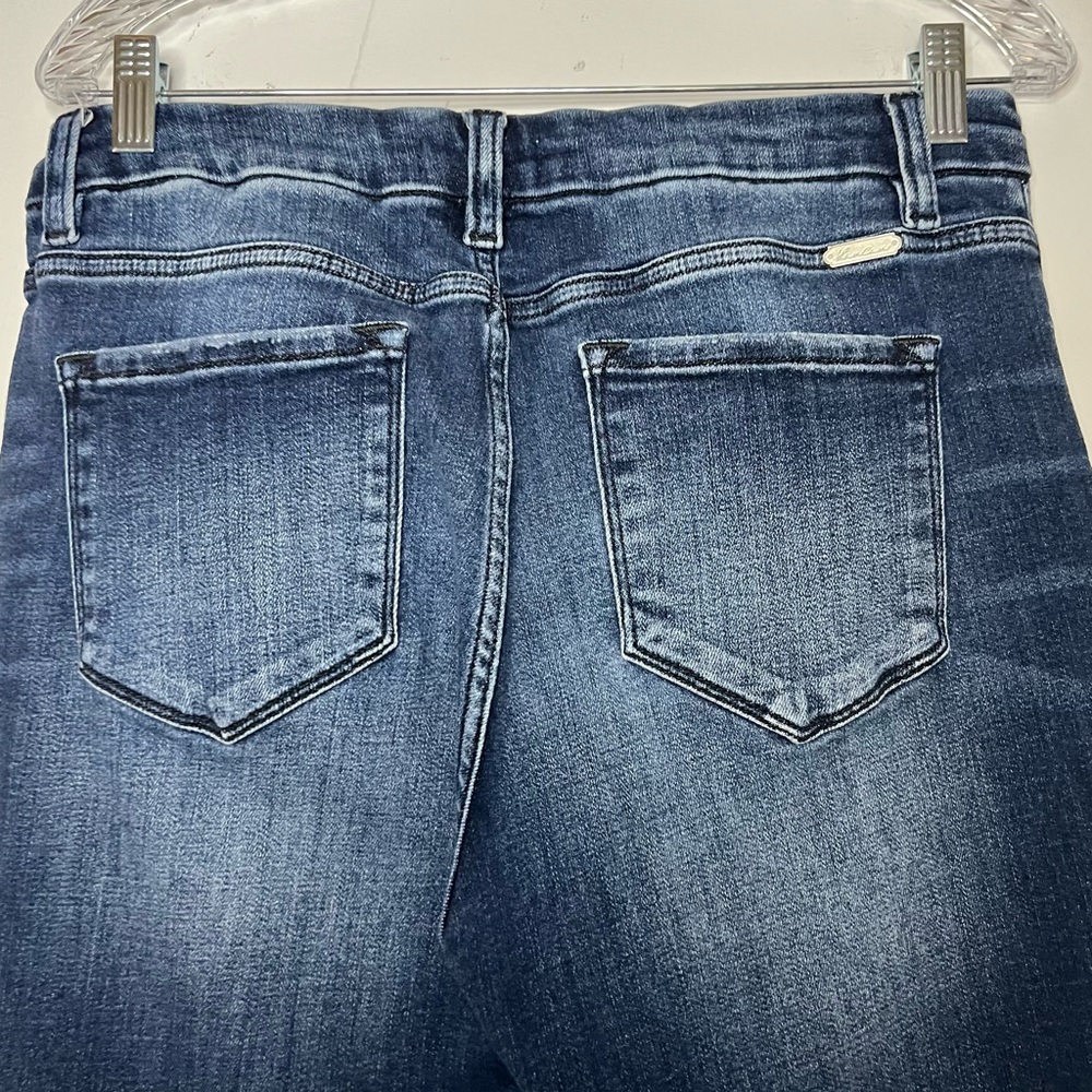 KanCan Signature High Rise Skinny Dark Wash Denim Jeans Women's Sz 32 Stretchy - Picture 5 of 11